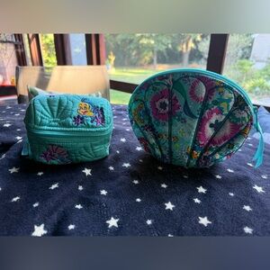 Vera Bradley Disney Little Mermaid Shell cosmetic case and Jewelry Case